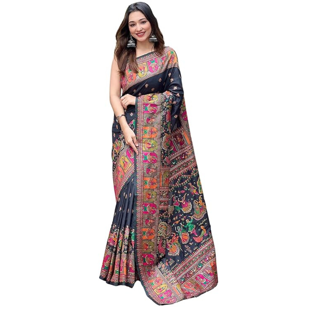 Women’s Kanjivaram Pure Soft Silk Saree