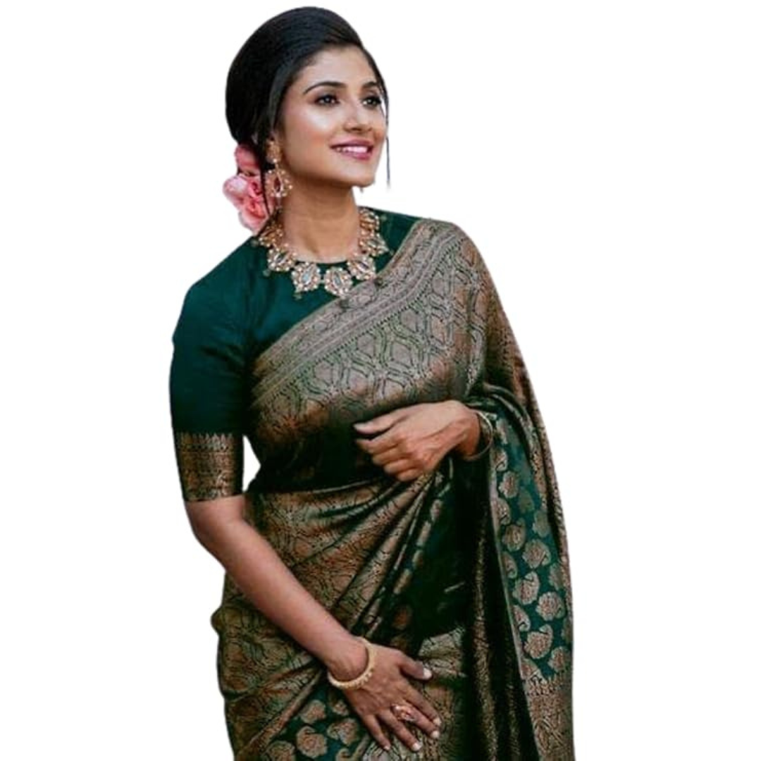 Women’s Kanjivaram Soft Silk Saree